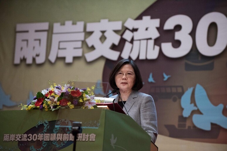 La Presidente di Taiwan Tsai Ing-wen © ANSA/EPA