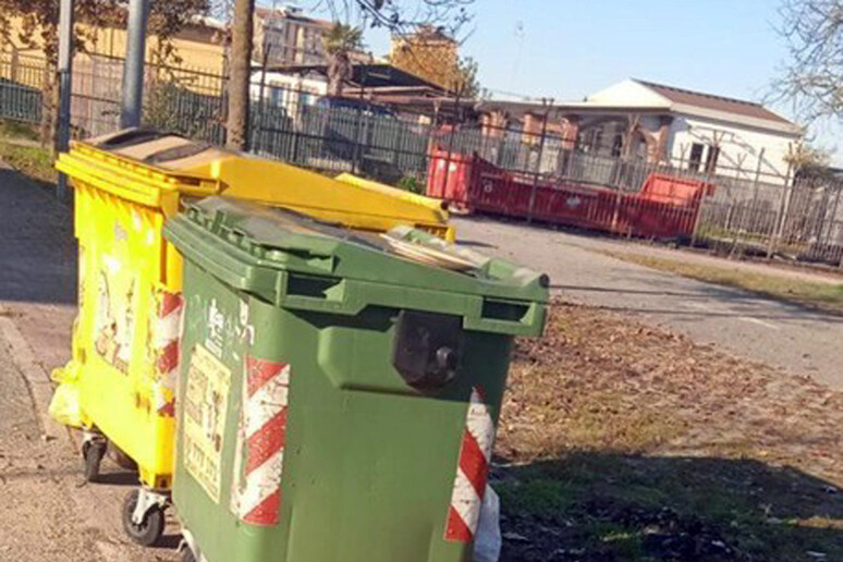 Bara vuota vicino ai cassonetti dei rifiuti, choc a Vercelli - RIPRODUZIONE RISERVATA