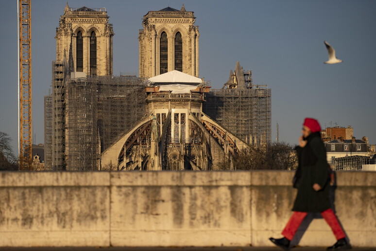 Un 'immagine di Notre-Dame © ANSA/EPA