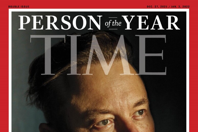 L 'edizione del Time con Elon Musk Persona dell 'anno - RIPRODUZIONE RISERVATA