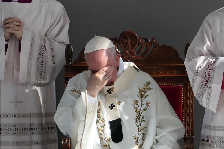 Il Papa a Nicosia © ANSA/EPA