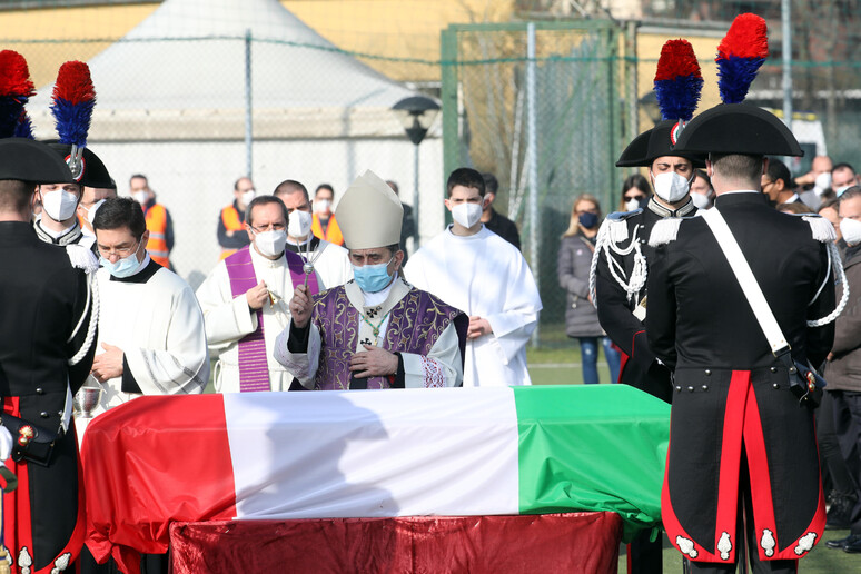 Il funerale di Luca Attanasio - RIPRODUZIONE RISERVATA