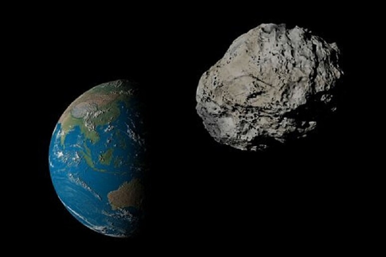 Rappresentazione artistica del passaggio di un asteroide vicino alla Terra (fonte: Pixabay) - RIPRODUZIONE RISERVATA