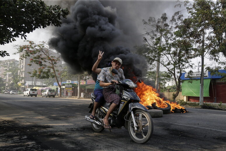 Proteste in Birmania © ANSA/EPA