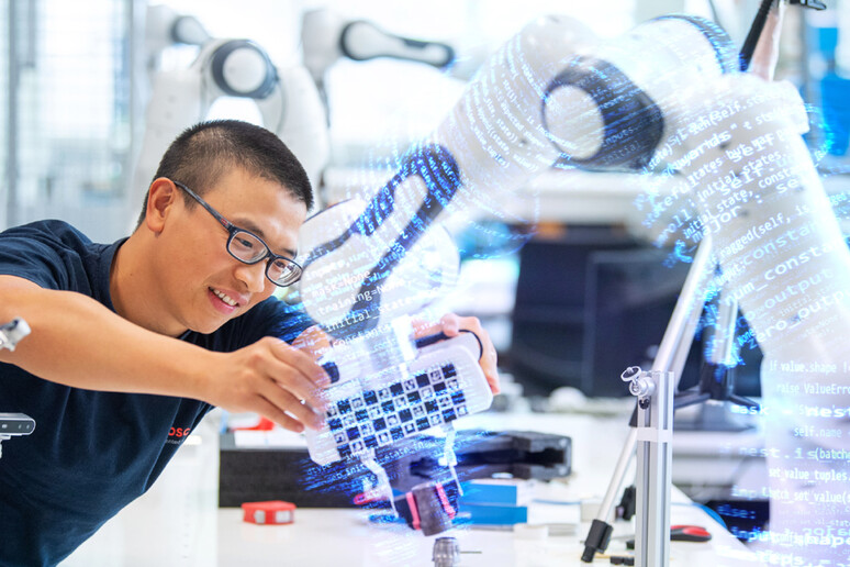 Con Intelligenza Artificiale zero difetti in fabbrica (Credit: Bosch) © ANSA/Bosch Press