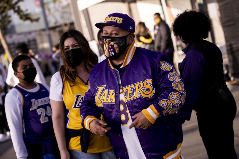 Nba: ai Lakers non basta ritorno tifosi, vince Boston © ANSA/EPA