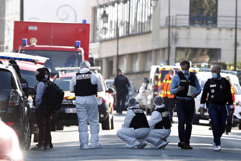 Il luogo dell 'attacco, a Rambouillet © ANSA/EPA