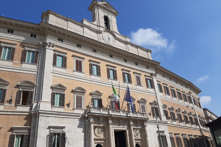 Il palazzo di Montecitorio, sede della Camera dei Deputati - RIPRODUZIONE RISERVATA