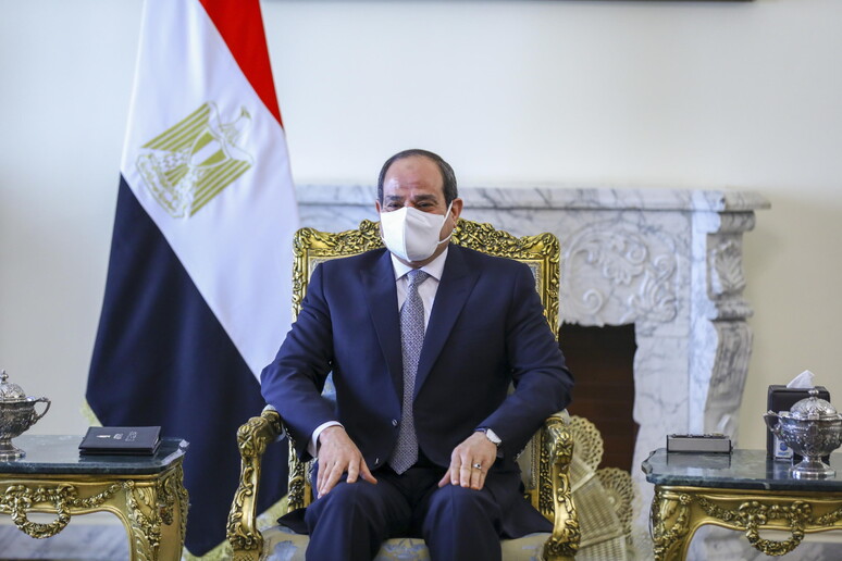 Il presidente egiziano al-Sisi - RIPRODUZIONE RISERVATA