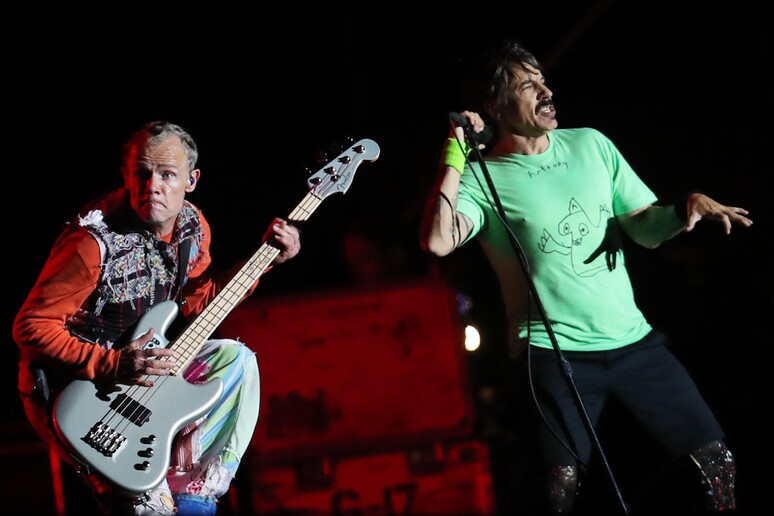 i Red Hot Chili Peppers - RIPRODUZIONE RISERVATA