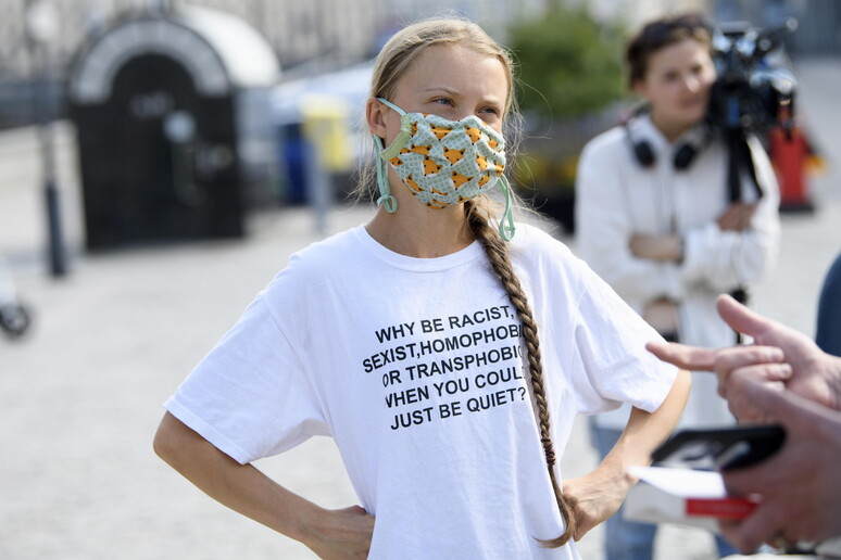 Greta Thunberg © ANSA/EPA