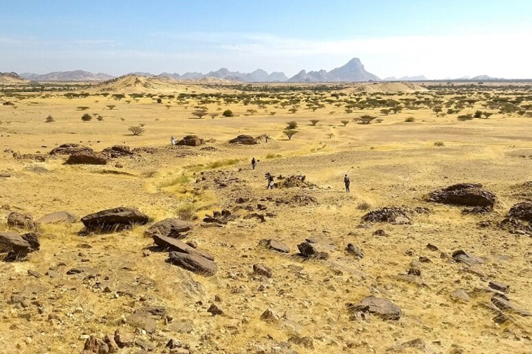 La necropoli vicina a Jebel Maman (fonte: S. Costanzo) - RIPRODUZIONE RISERVATA