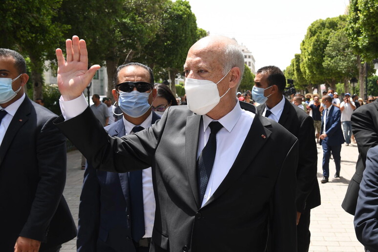 Il presidente tunisino Kais Saied © ANSA/EPA