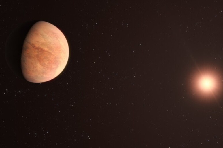 Rappresentazione artistica di uno dei pianeti del sistema solare L 98-59 (fonte: ESO/M. Kornmesser) - RIPRODUZIONE RISERVATA