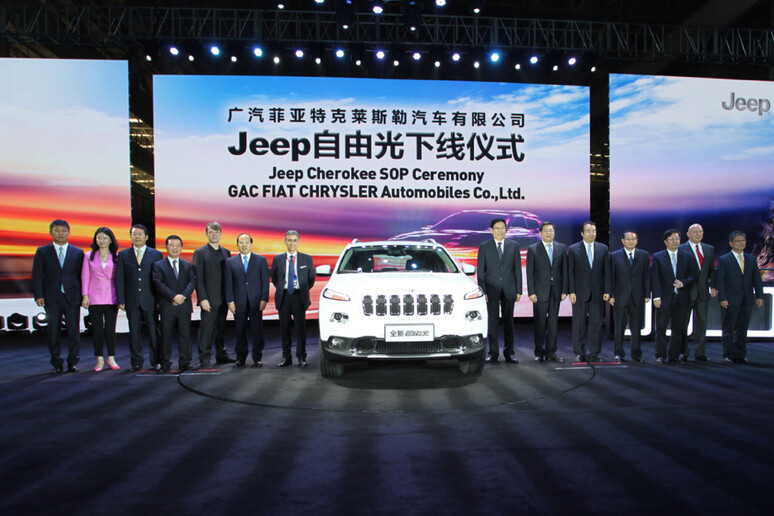 Jv Gac Fca sposterà produzione Jeep in Cina a Changsha © ANSA/Gac Fca Press
