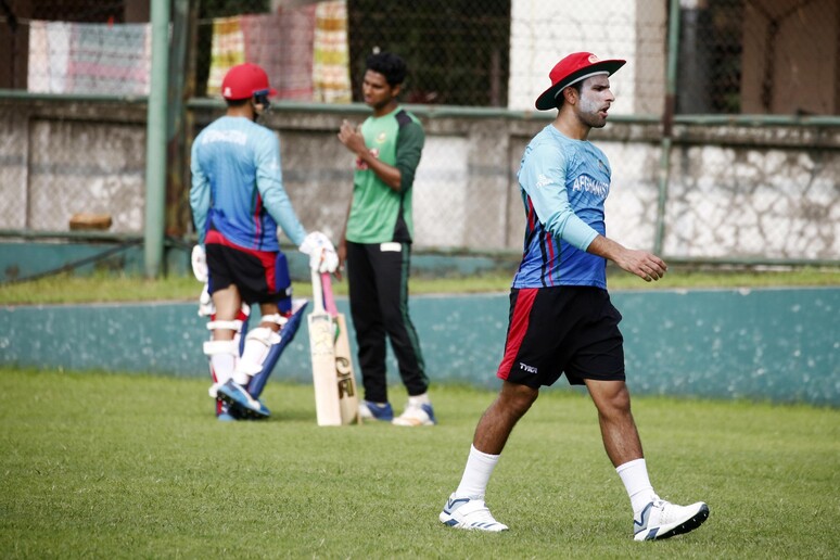 Una foto di archivio di giocatori di cricket afghani © ANSA/EPA