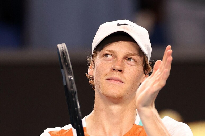 Tennis: Australia; dopo Berrettini anche Sinner agli ottavi © ANSA/AFP