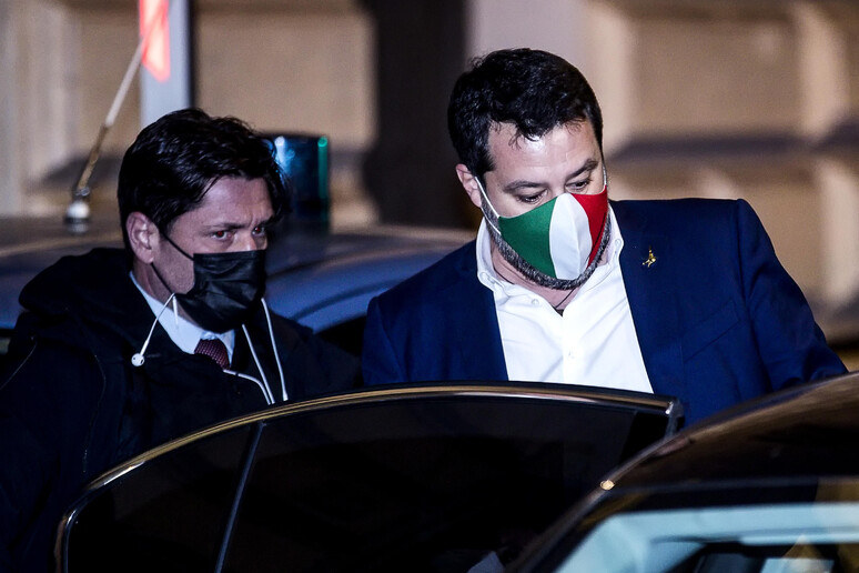 Matteo Salvini in una recete immagine - RIPRODUZIONE RISERVATA