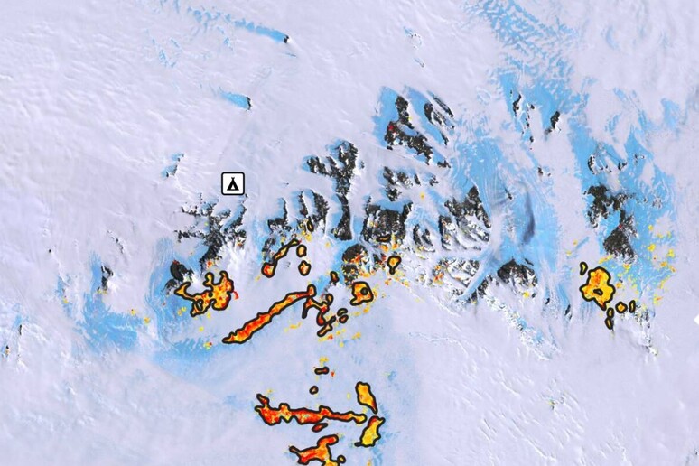 Scoperta ‘mappa del tesoro’ dei meteoriti in Antartide (fonte: TuDelft) - RIPRODUZIONE RISERVATA