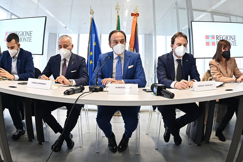 Conferenza stampa inizio anno Regione Piemonte - RIPRODUZIONE RISERVATA