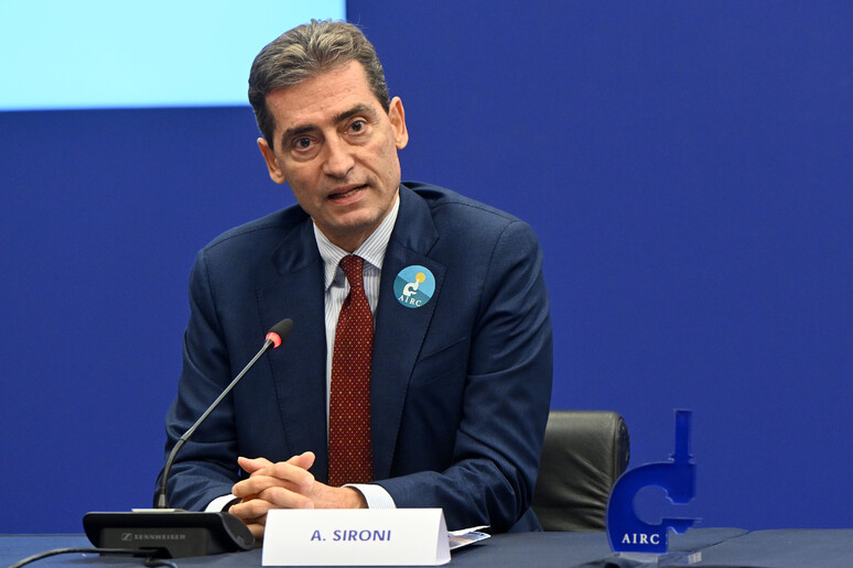 Andrea Sironi, il Presidente di AIRC - RIPRODUZIONE RISERVATA