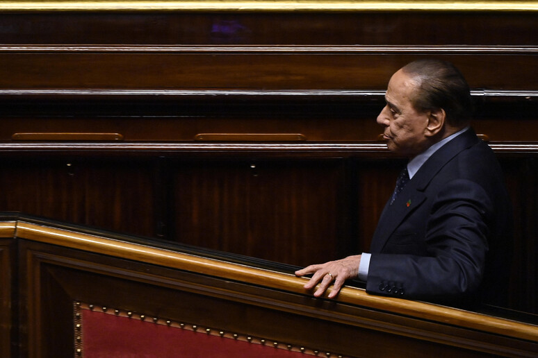 Berlusconi in Senato (archivio) - RIPRODUZIONE RISERVATA
