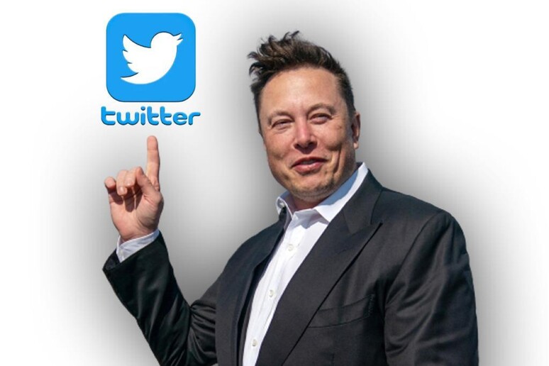 Elon Musk e Twitter (elaborazione) - RIPRODUZIONE RISERVATA