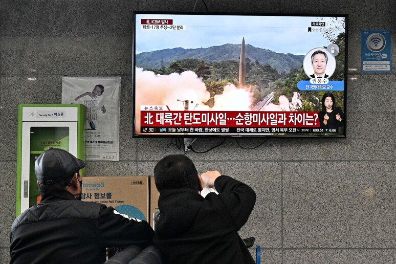 Altri lanci di missili dalla Corea del Nord © ANSA/AFP