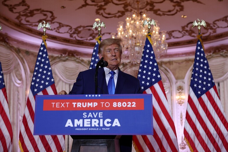 Trump,  'grande serata, Fake News e dem vogliono sminuirla ' © ANSA/AFP