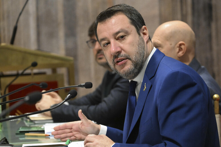 Il ministro Salvini - RIPRODUZIONE RISERVATA