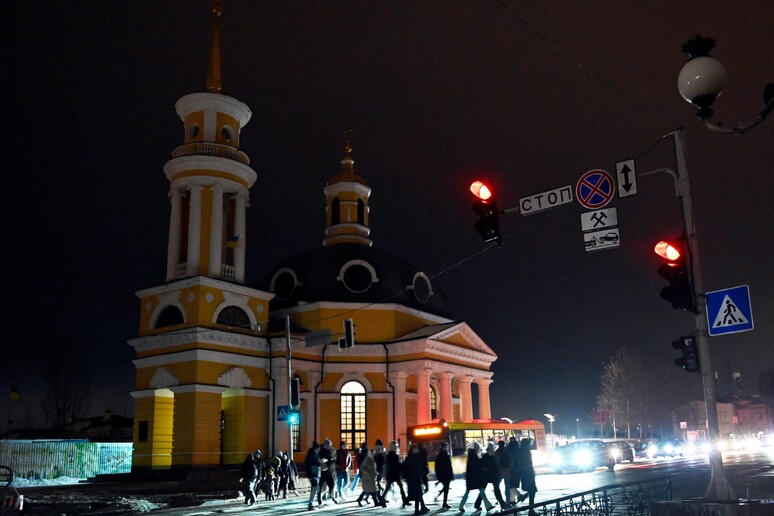 Chiesa ortodossa a Kiev © ANSA/AFP