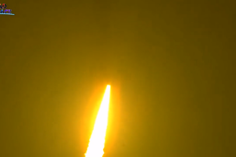 Vega C subito dopo il lancio del 22 dicembre 2022 (fonte: Arianespace) - RIPRODUZIONE RISERVATA