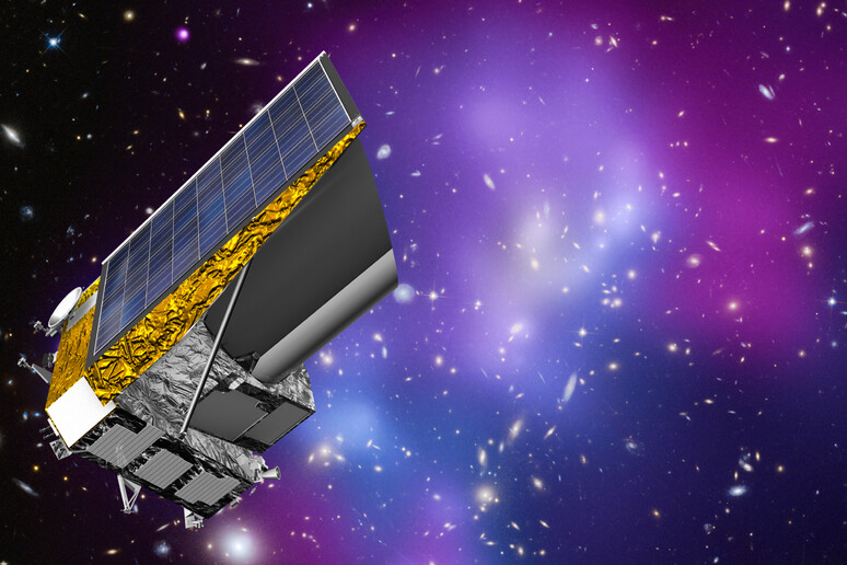 Rappresentazione artistica del satellite Euclid (fonte: ESA/C. Carreau,CC BY-SA 3.0 IGO) - RIPRODUZIONE RISERVATA