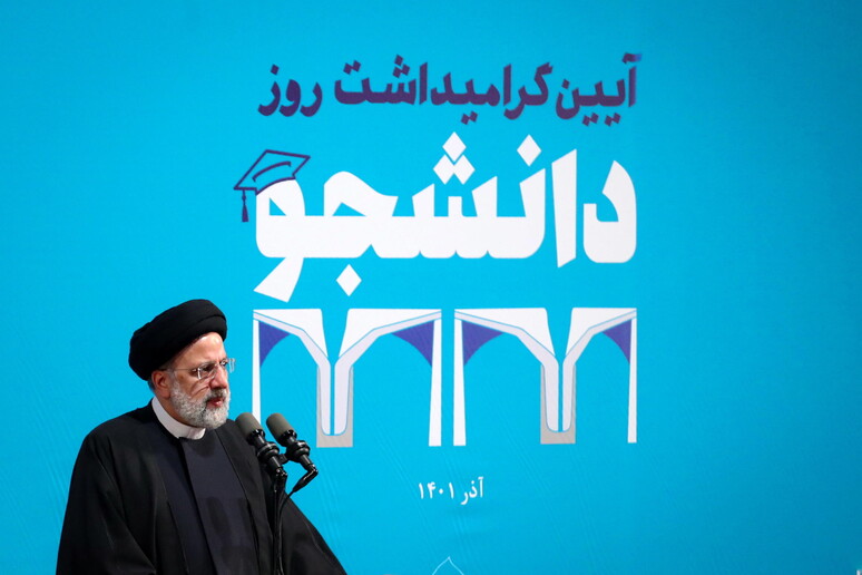 Il presidente iraniano Ebrahim Raisi © ANSA/EPA