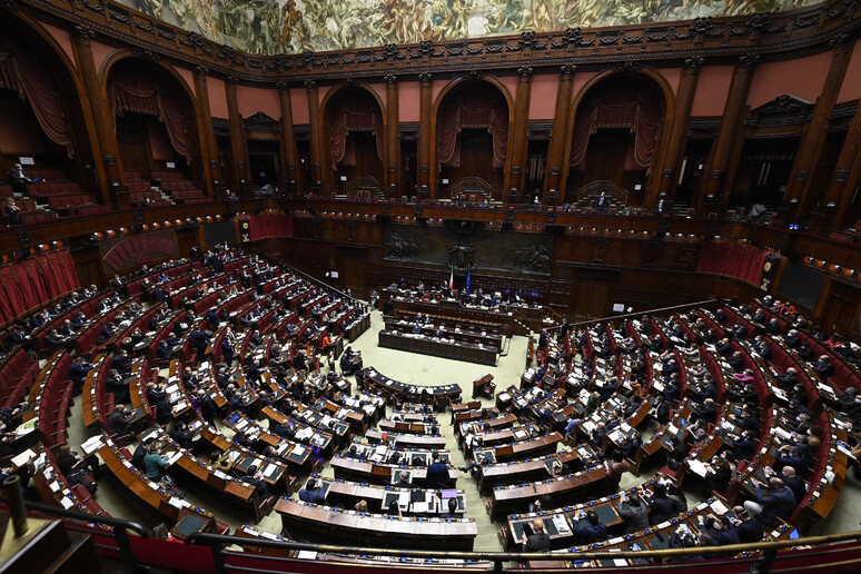 L 'aula della Camera dei Deputati. Immagine d 'archivio - RIPRODUZIONE RISERVATA