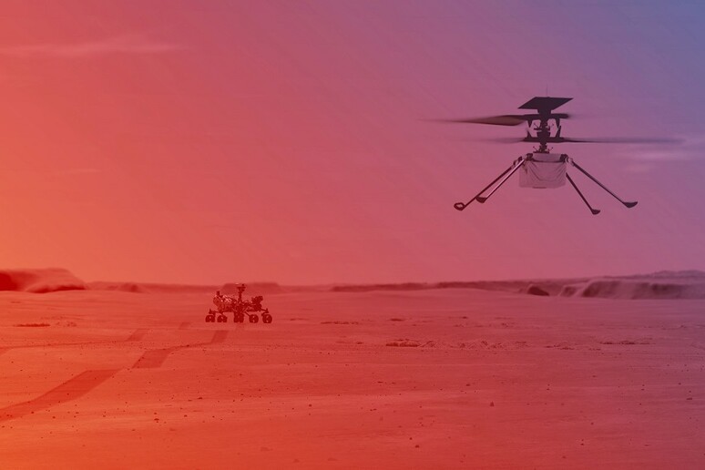 Prolungata la missione su Marte del drone Ingenuity (fonte: NASA/JPL-Caltech) - RIPRODUZIONE RISERVATA