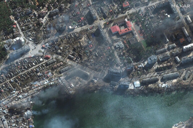Immagine satellitare da Irpin © ANSA/EPA