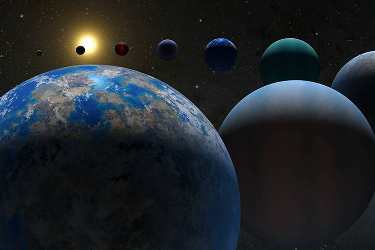 Rappresentazione artistica di pianeti esterni al Sistema Solare (fonte: NASA/JPL-Caltech) - RIPRODUZIONE RISERVATA