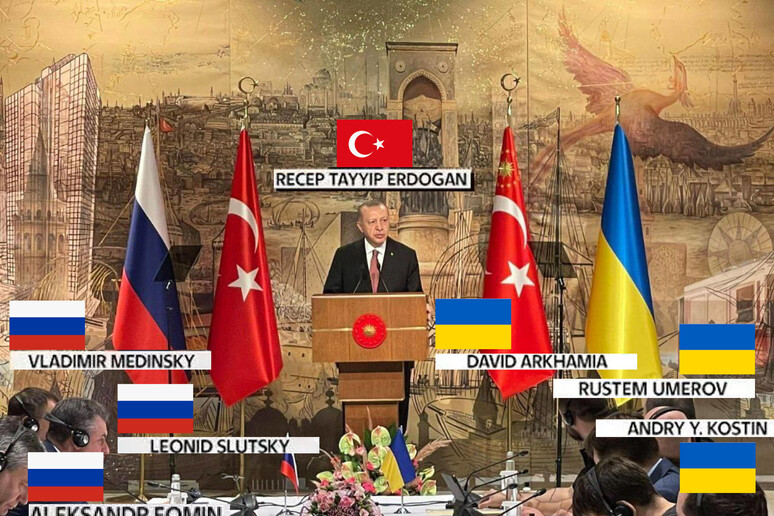 Ucraina: colloqui tra i negoziatori a Istanbul - RIPRODUZIONE RISERVATA