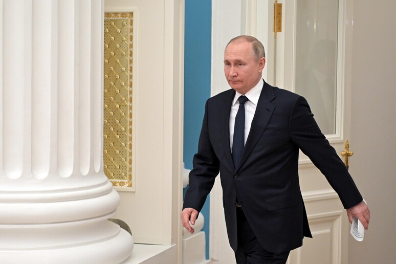 Il presidente russo, Vladimir Putin, in una foto d 'archivio © ANSA/EPA