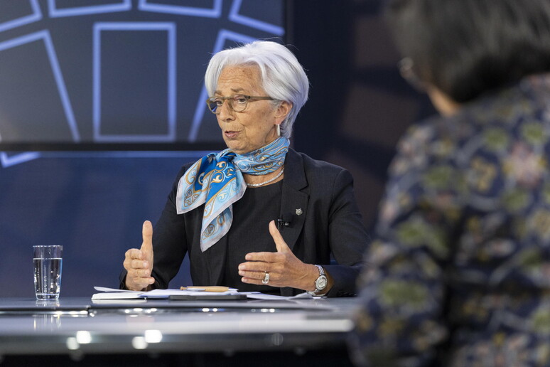 Presidente Bce Christine Lagarde (archivio) © ANSA/EPA