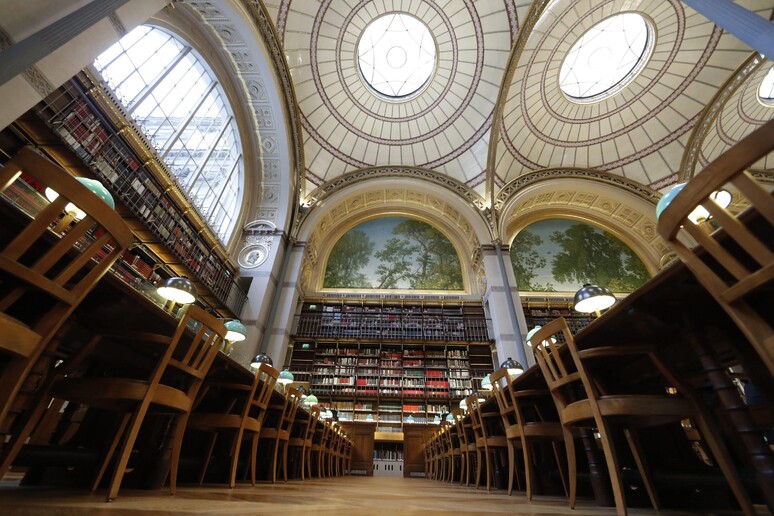 La Sala Ovale della Biblioteca Nazionale di Francia -     RIPRODUZIONE RISERVATA