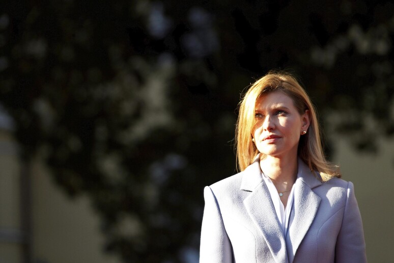 La first lady ucraina Olena Zelenska © ANSA/EPA