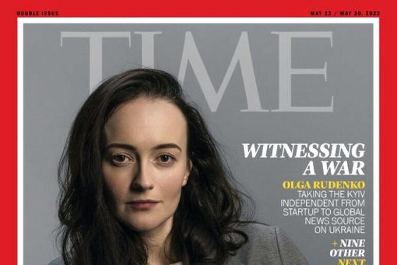 La direttrice del Kyiv Independent sulla copertina del Time - RIPRODUZIONE RISERVATA