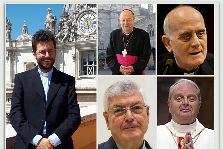 In una combo i cinque nuovi cardinali italiani - RIPRODUZIONE RISERVATA