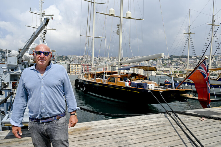 Massimo Luise, proprietario del molo delle barche vip a Mergellina a Napoli -     RIPRODUZIONE RISERVATA