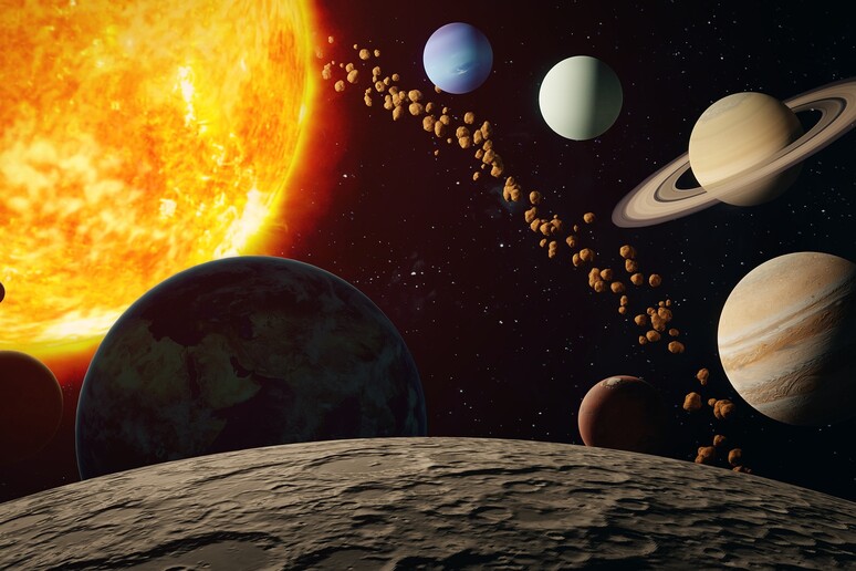 Rappresentazione artistica del Sistema Solare (fonte: Pixabay) - RIPRODUZIONE RISERVATA