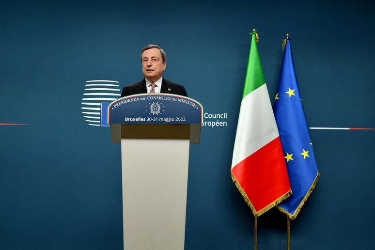Draghi, Italia non esce penalizzata da intesa su sanzioni © ANSA/AFP