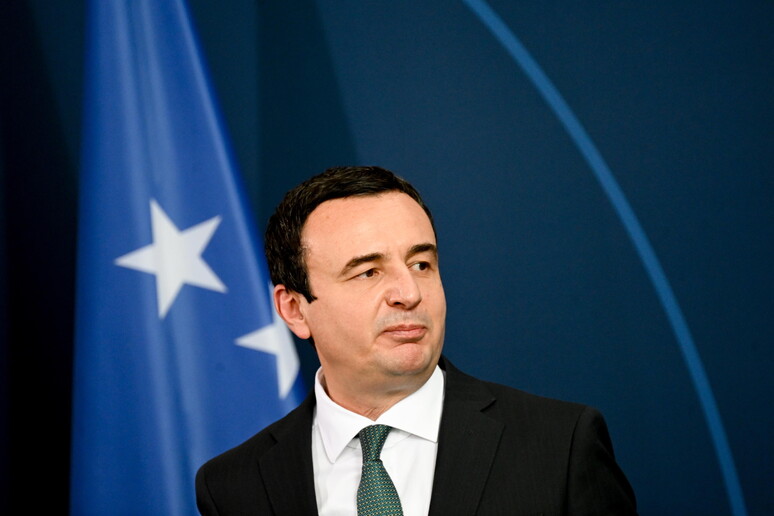 Il Primo ministro del Kosovo Albin Kurti © ANSA/EPA