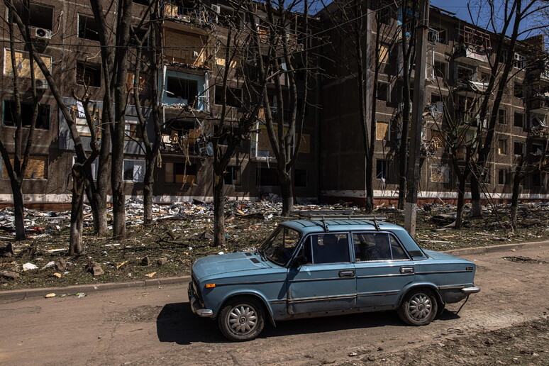 Una città nel Donetsk © ANSA/EPA